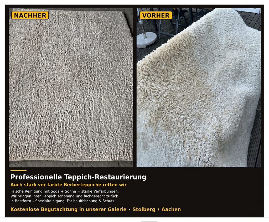 Professionelle Teppichreparatur und Restaurierung in Dueren Herzogenrath Linnich Langerwehe